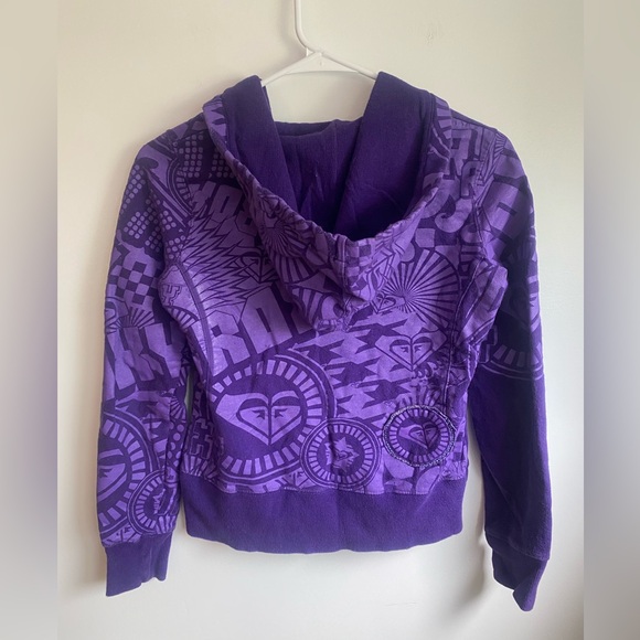 Roxy Purple Graphic Hoodie - Picture 3 of 3